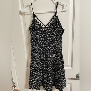 Black and white dress